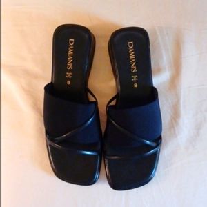 Damiani's 8M Kim Navy Slide Sandals